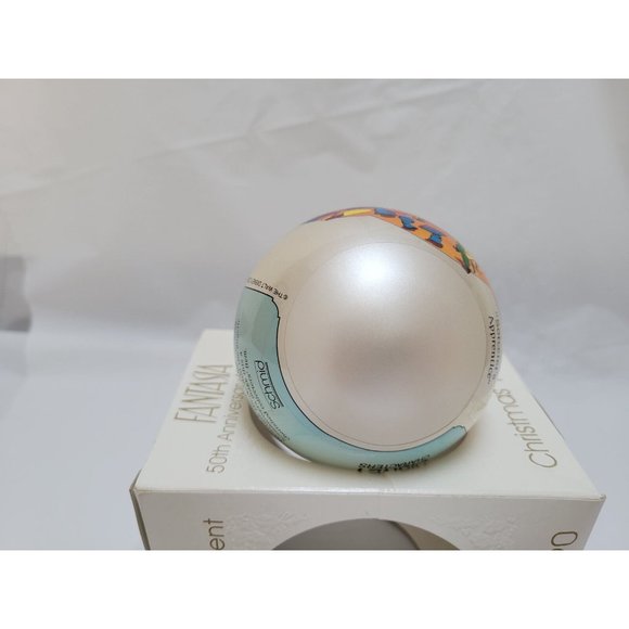 1990 Disney Fantasia 50th Anniversary Christmas Collectable Ball Ornament - Picture 8 of 12